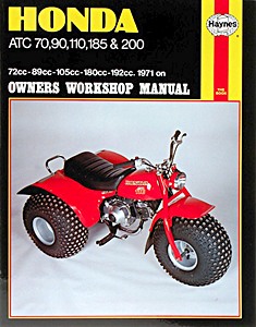 Livre : Honda ATC 70, 90, 110, 185 & 200 (1971-1985) - Haynes Owners Workshop Manual