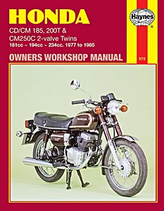 Livre : Honda CD / CM 185, 200T & CM 250C 2-valve Twins - 180 cc, 194 cc, 234 cc (1978-1985) - Haynes Owners Workshop Manual