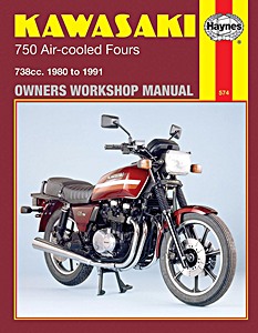 Buch: Kawasaki Z 750, ZX 750, KZ 750 Aircooled Fours - 738 cc (1980-1991) - Haynes Owners Workshop Manual