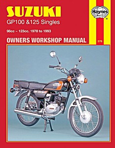 Livre: Suzuki GP 100 & 125 Singles (1978-1993) - Haynes Owners Workshop Manual