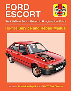 Book: Ford Escort - Petrol (Sept 1980 - Sept 1990) - Haynes Service and Repair Manual