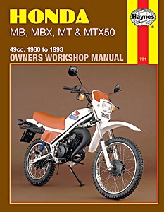 Book: Honda MB, MBX, MT & MTX 50 - 49 cc (1980-1993) - Haynes Owners Workshop Manual