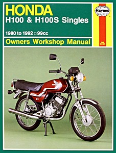 Book: Honda H 100 & H 100S Singles - 99 cc (1980-1992) - Haynes Owners Workshop Manual