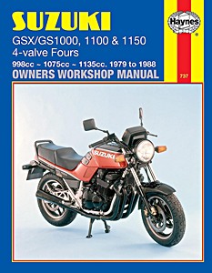 Książka: Suzuki GS / GSX 1000, 1100 & 1150 4-valve Fours (1979-1988) - Haynes Owners Workshop Manual