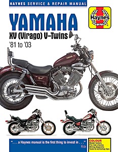 Buch: Yamaha XV Virago V-Twins (1981-2003) - Haynes Service & Repair Manual