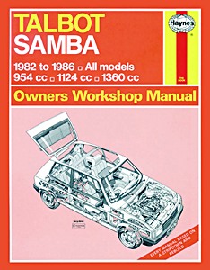 Książka: Talbot Samba - All models (1982-1986) - Haynes Service and Repair Manual