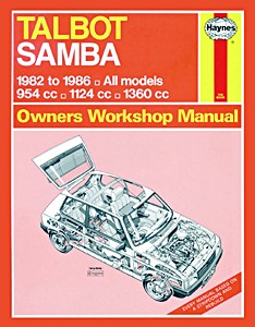 Livre : Talbot Samba - All models (1982-1986) - Haynes Service and Repair Manual