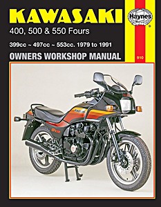 Livre : Kawasaki 400, 500 & 550 Fours - 399 cc, 497 cc, 553 cc (1979-1991) - Haynes Owners Workshop Manual