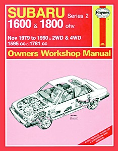 Książka: Subaru 1600 & 1800 - Series 2 - 2WD & 4WD (Nov 1979-1990) - Haynes Owners Workshop Manual