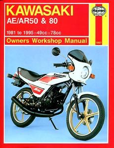 Book: Kawasaki AE / AR 50 & 80 - 49 cc, 78 cc (1981-1995) - Haynes Owners Workshop Manual