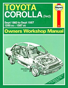 Book: Toyota Corolla fwd (Sept 1983 - Sept 1987) - Haynes Service and Repair Manual