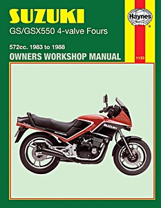 Livre : Suzuki GS / GSX 550 4-valve Fours (1982-1988) - Haynes Owners Workshop Manual