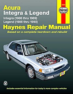 Boek: Acura Integra & Legend (1986-1990) - Haynes Repair Manual