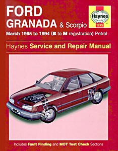 Book: Ford Granada & Scorpio Petrol (Mar 85-94)