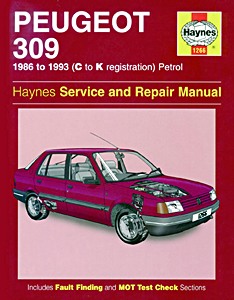 Książka: Peugeot 309 - Petrol (1986-1993) - Haynes Service and Repair Manual