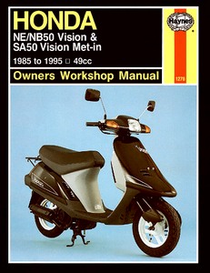 Książka: Honda NE / NB 50 Vision & SA 50 Vision Met-in (1985-1995) - Haynes Owners Workshop Manual