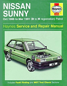 Livre: Nissan Sunny Petrol (10/86-3/91)