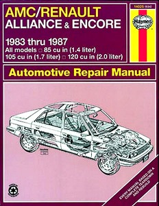 Book: AMC / Renault Alliance & Encore (1983-1987) - Haynes Repair Manual