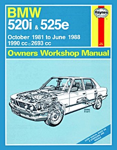 Livre : BMW 520i & 525e (E28) (10/81-6/88)