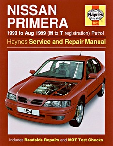 Livre: Nissan Primera Petrol (90 - Aug 1999)