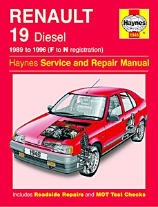 Książka: Renault 19 / Chamade - Diesel (1989-1996) - Haynes Service and Repair Manual