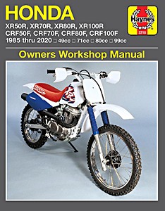 Livre : Honda XR 50R, XR 70R, XR 80R, XR 100R / CRF 50F, CRF 70F, CRF 80F, CRF 100F (1985-2016) - Haynes Owners Workshop Manual