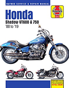 Book: Honda VT 600 & VT 750 Shadow (1988-2019) - Haynes Service & Repair Manual