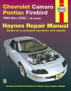 Boek: Chevrolet Camaro / Pontiac Firebird - All models (1993 - 2002) - Haynes Repair Manual