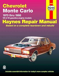 Livre: Chevrolet Monte Carlo - V6 and V8 (1970-1988)