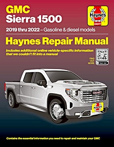 GMC Sierra 1500 (2019-2022) - Gasoline & diesel models | Haynes Auto Repair Manual