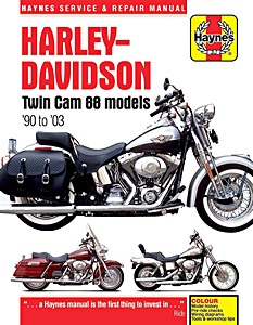 Haynes repair manual for Harley-Davidson motorcycles