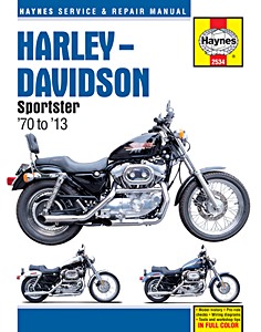 Book: Harley-Davidson Sportster (1970-2013) - Haynes Service & Repair Manual