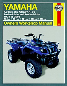 Book: Yamaha Kodiak & Grizzly ATVs - 2-wheel and 4-wheel drive (1993-2005) - Haynes Owners Workshop Manual