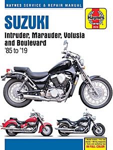Książka: Suzuki VS Intruder, VZ Marauder, VL Volusia and Boulevard (1985-2019) - Haynes Service & Repair Manual