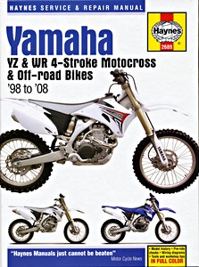 Boek: Yamaha YZ & WR 4-stroke Motocross & Off-road Bikes (1998-2008) - Haynes Service & Repair Manual