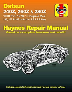 Boek: Datsun 240Z, 260Z & 280Z - Coupe & 2+2 (1970-1978) (USA) - Haynes Repair Manual