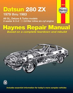 Book: Datsun 280 ZX - All GL, Deluxe & Turbo models (1979-1983) (USA) - Haynes Repair Manual