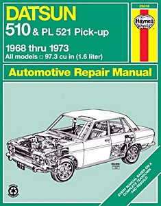 Boek: Datsun 510 & PL 521 Pick-up (1968-1973) - Haynes Repair Manual