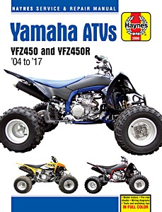 Boek: Yamaha YZF 450 & YZF 450R ATVs (2004-2017) - Haynes Service & Repair Manual