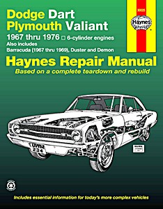 Book: Dodge Dart / Plymouth Valiant - 6-cylinder engines (1967-1976) - Haynes Repair Manual