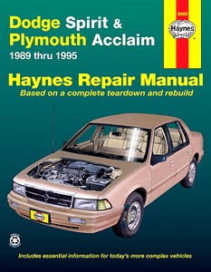 Book: Dodge Spirit / Plymouth Acclaim (1989-1995) - Haynes Repair Manual