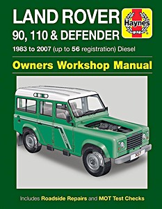 6398 Haynes Land Rover Defender 90 Feb 2007-2016 110 & 130 Diesel Manual 
