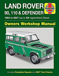 Livre: Land Rover 90, 110 & Defender - Diesel (1983-2007) - Haynes Service and Repair Manual