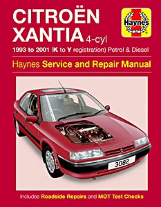 Book: Citroën Xantia - 4-cyl Petrol & Diesel (1993-2001) - Haynes Service and Repair Manual