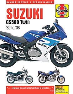 Book: Suzuki GS 500 Twin (1989-2008) - Haynes Service & Repair Manual