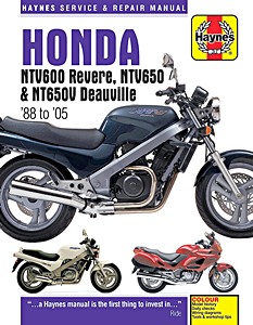 Książka: Honda NTV 600 Revere, NTV 650 & NT 650V Deauville (1988-2005) - Haynes Service & Repair Manual