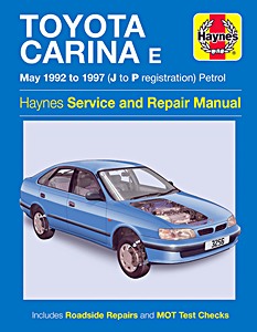Livre: Toyota Carina E - Petrol (May 1992-1997) - Haynes Service and Repair Manual