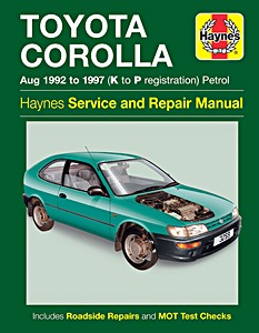 Boek: Toyota Corolla - Petrol (Aug 1992-1997) - Haynes Service and Repair Manual