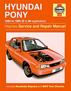 Książka: Hyundai Pony (1985-1994) - Haynes Service and Repair Manual