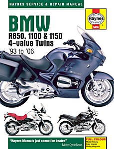 Book: BMW R 850, R 1100 & R 1150 4-valve Twins (1993-2006) - Haynes Service & Repair Manual